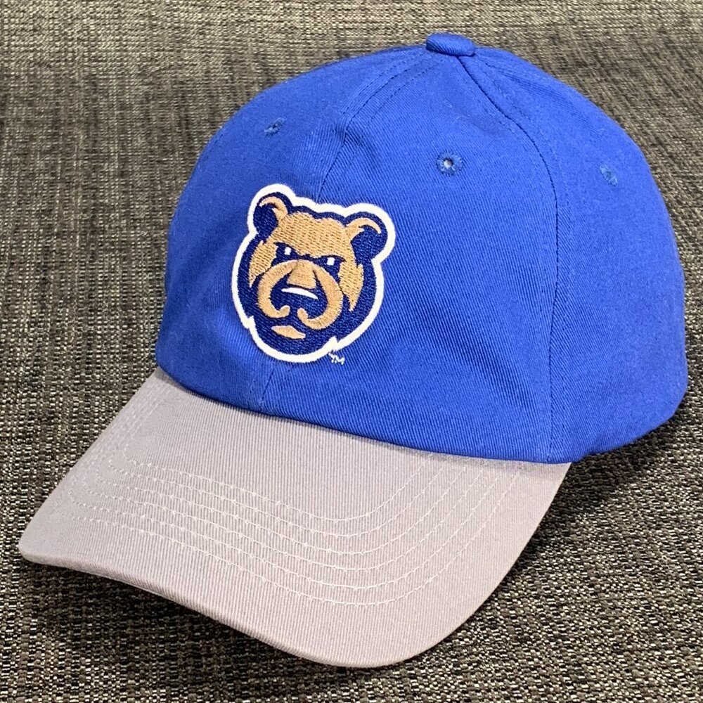 Iowa Cubs Alt Bear Logo Baseball Cap - hat blue minor league milb adjustable